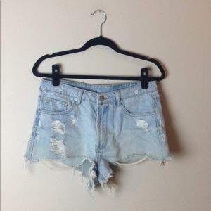 UNIF Destroyed Boyfriend Jean Shorts